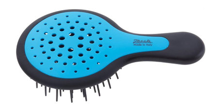 Расческа для волос mini super brush janeke черно синяя JANEKE