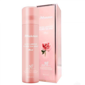 Солнцезащитный спрей для лица роза Marine Luminous Rose Sun Spray SPF50+PA++++  JM Solution