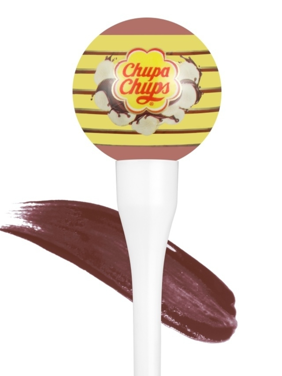  Жидкая помада-тинт в оттенке "Choco Vanilla"  CHUPA CHUPS